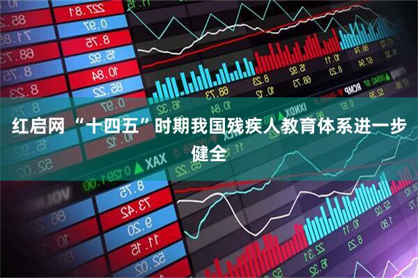 红启网 “十四五”时期我国残疾人教育体系进一步健全